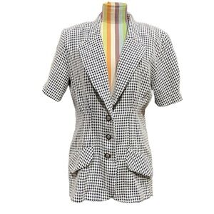 Vintage All That Jazz Short Sleeve Blazer A004
